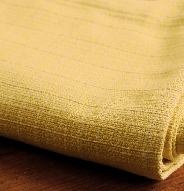 Yolk Yellow Cotton Fabric Thoppia