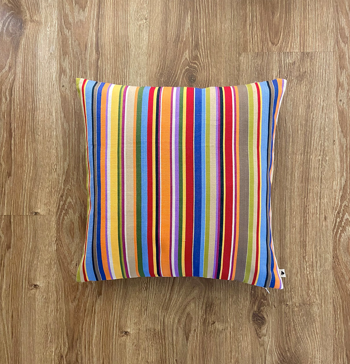 Buy Sunny Stripe Cotton Cushion cover Multi color Thoppia